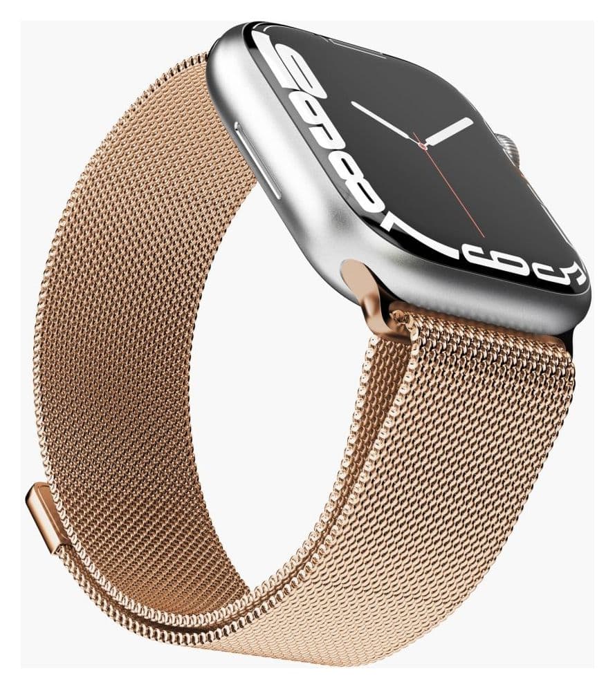 Vonmahlen Milanese Loop Armband Apple Watch 42 mm 44 mm 45 mm 49 mm Rosegold von expert Technomarkt