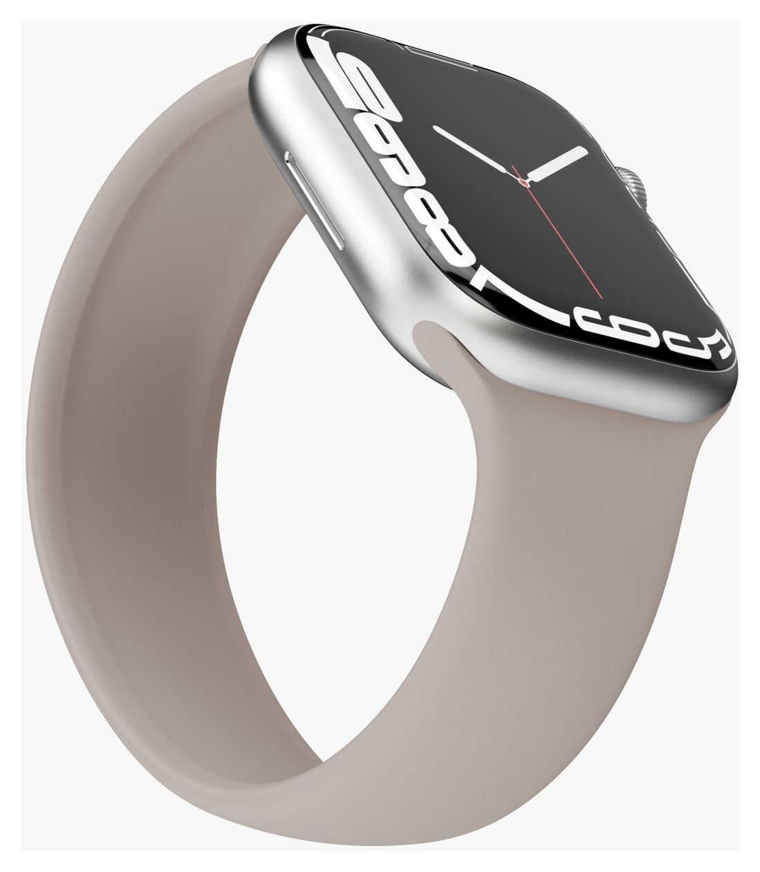 Solo Loop Armband S Apple Watch 42 mm / 44 mm / 45 mm / 49 mm  (Cremefarben) 