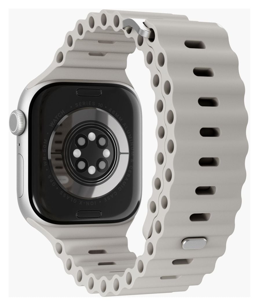 Wave Band 2 Armband Apple Watch 44 | 45 | 46 | 49 mm  (Cremefarben) 