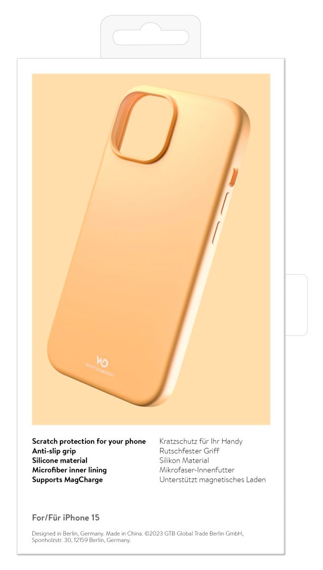 Mag Urban Case Cover für Apple iPhone 15  (Gelb) 