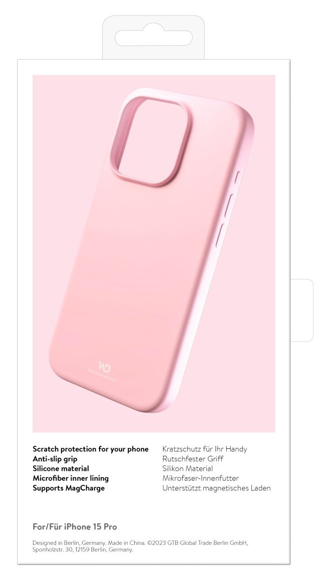 Mag Urban Case Cover für Apple iPhone 15 Pro  (Pink) 