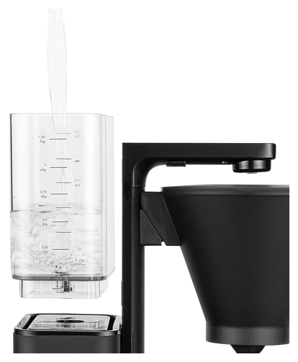CM10B-A125 10 Tassen Filterkaffeemaschine 1,2 l (Schwarz, Transparent) 
