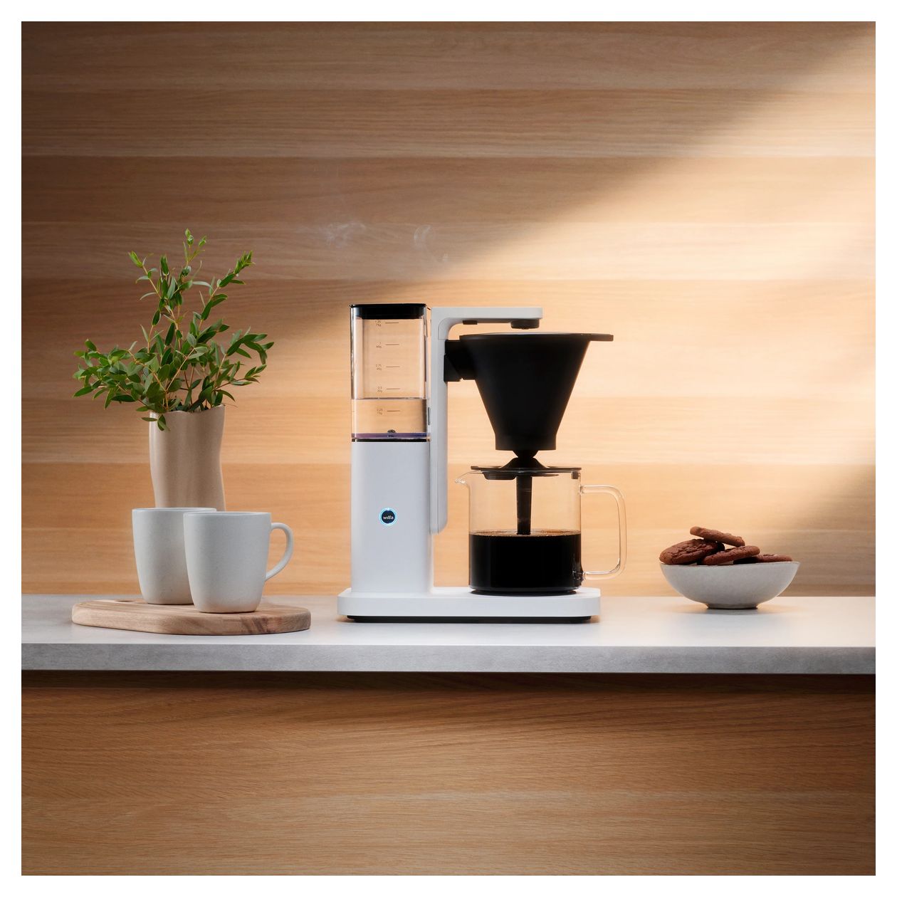 CM10W-A125 10 Tassen Filterkaffeemaschine 1,2 l (Schwarz, Transparent, Weiß) 