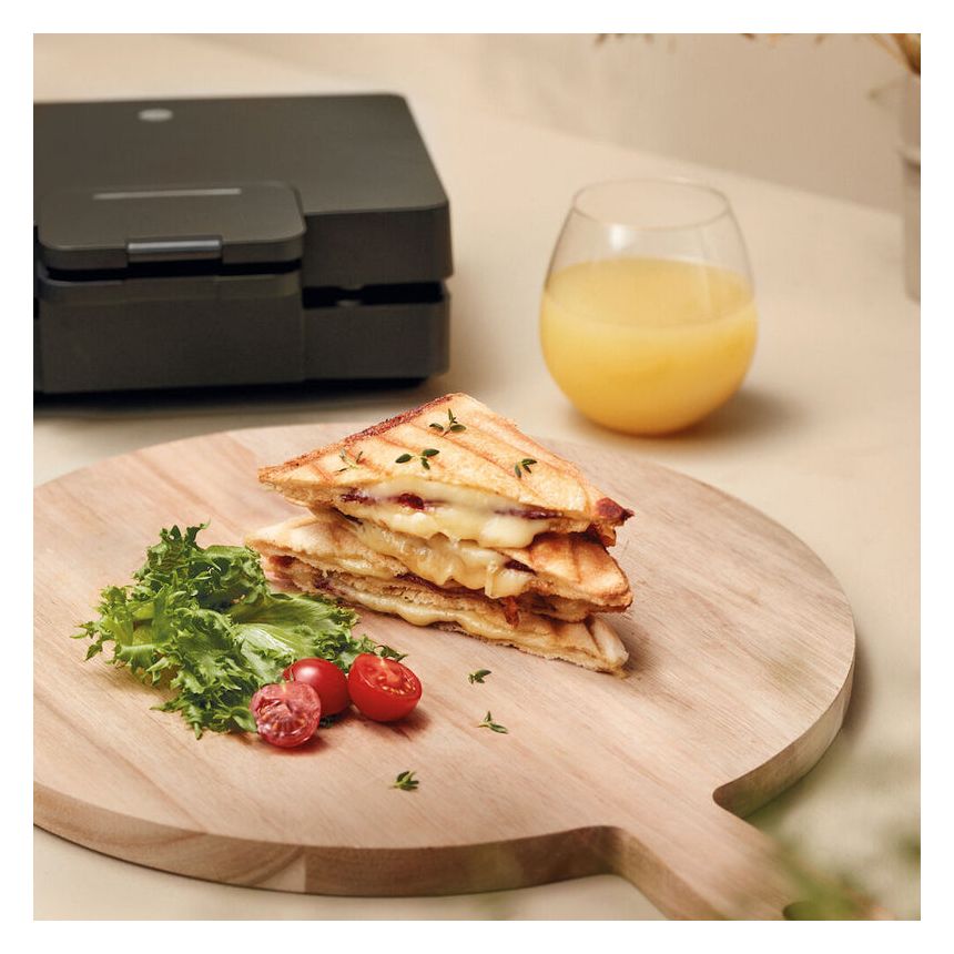 Easy Melt Sandwichmaker 1000 W für 2 Sandwiches  (Schwarz) 