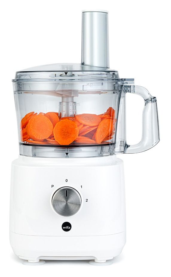 FP2-1000W 1000 W Küchenmaschine 1,2 l  (Transparent, Weiß) 