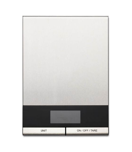 KW-4 Elektronische Küchenwaage bis 5 kg Genauigkeit 1 g  (Edelstahl) 