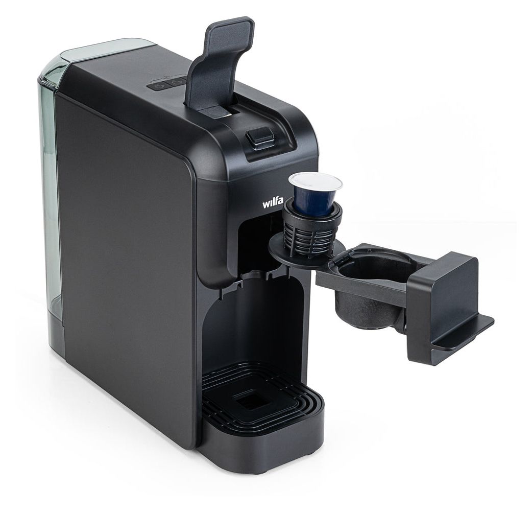 MMA1T-TC15 Volo Multi Mini Kaffeekapsel, Gemahlener Kaffee Maschine  (Schwarz) 
