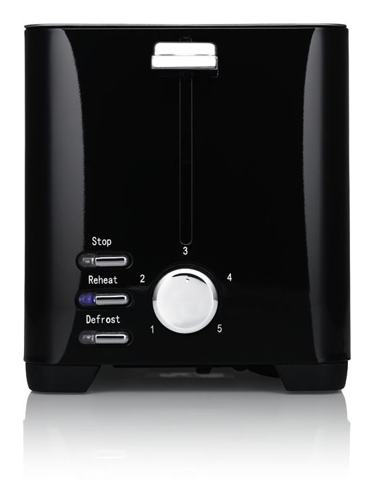 TO-1B Toaster 800 W 2 Scheibe(n) 5 Stufen  (Schwarz) 