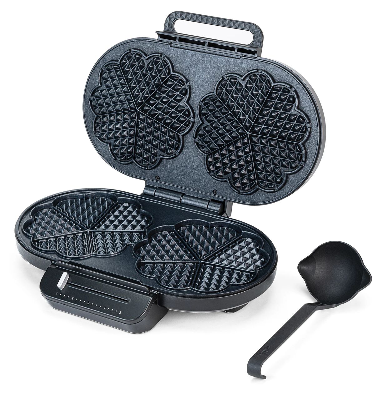 WM4DB-160 Waffeleisen Herz (Form) für 2 Waffel(n) 1200 W 