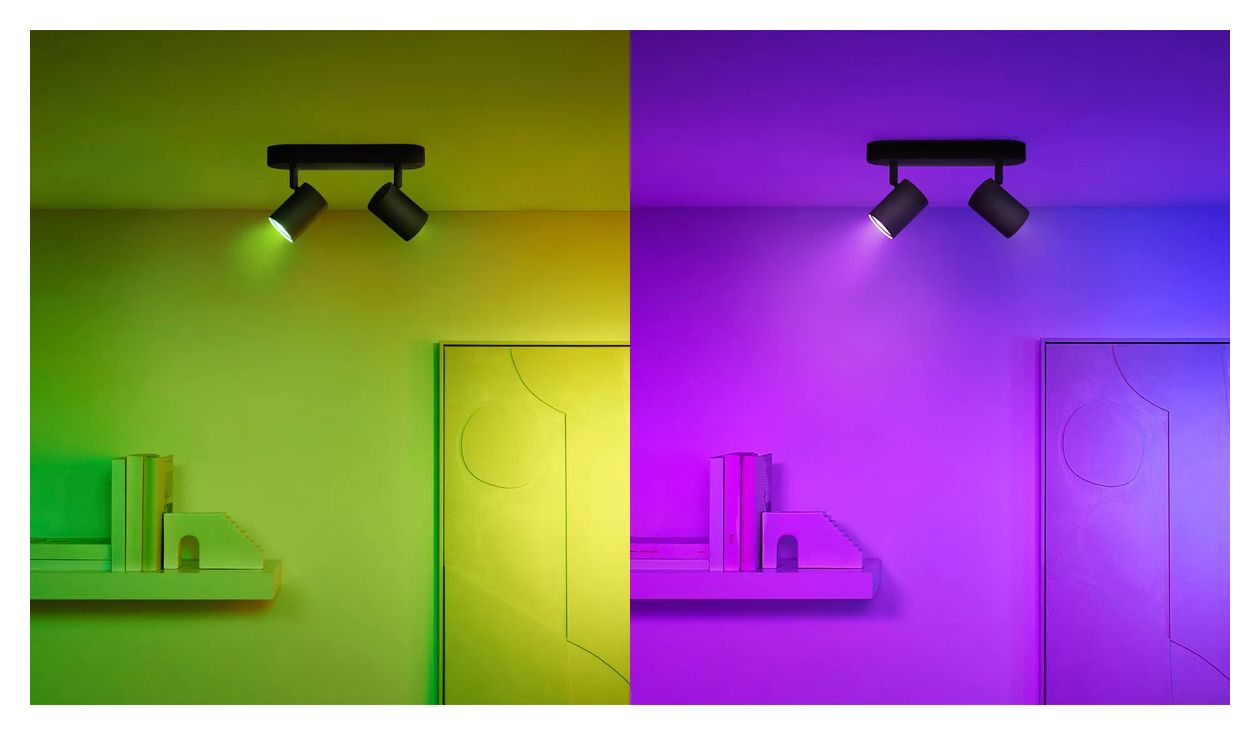 Tunable White & Color Glas Spot GU10 PAR16 Doppelpack LED Intelligentes Leuchtmittel 55 mm Multi 