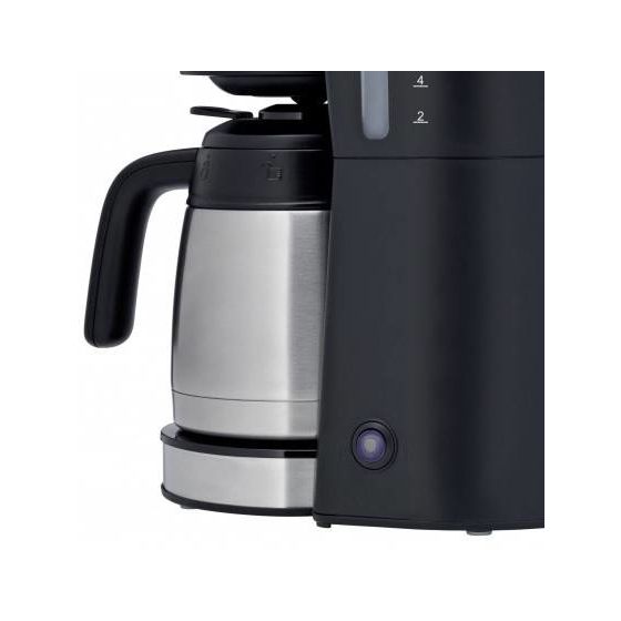 Bueno Pro Thermo 10 Tassen Thermo Filterkaffeemaschine 1,3 l  (Schwarz, Silber) 