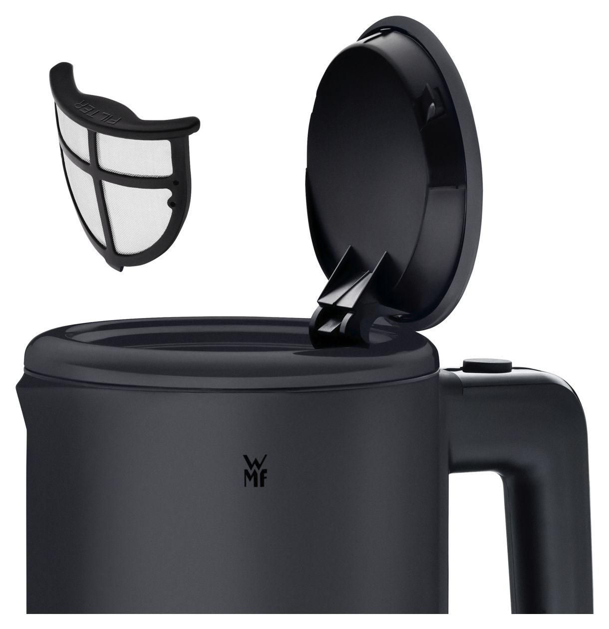 KÜCHENminis 0,8 l Wasserkocher 1800 W  (Schwarz) 