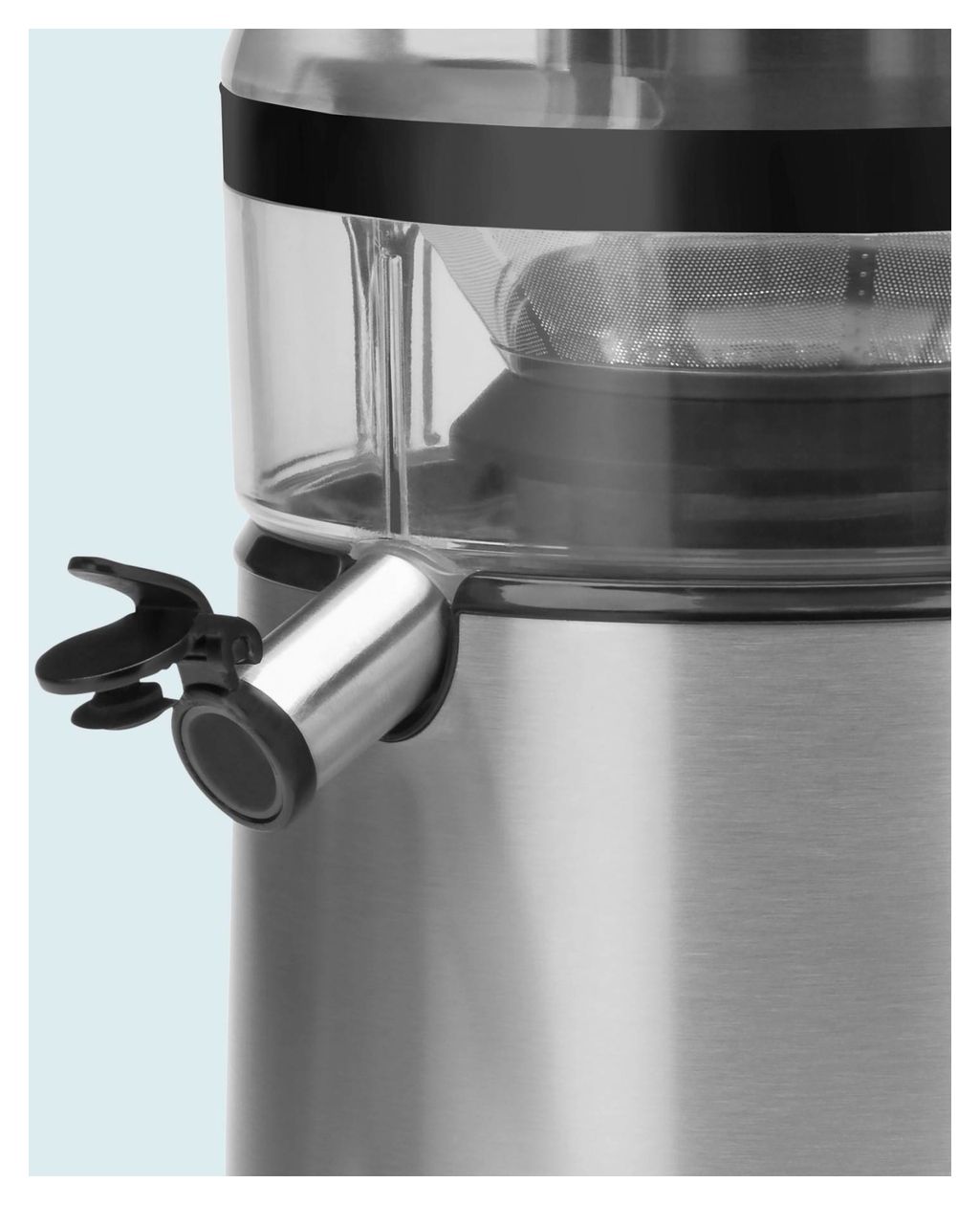 Kult X Entsafter 500 W  (Schwarz, Edelstahl) 