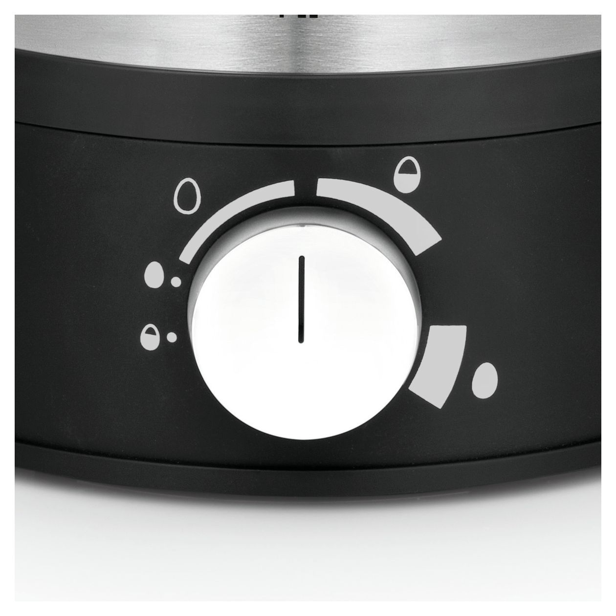 Stelio Eierkocher für 7 Eier  (Schwarz, Chrom) 