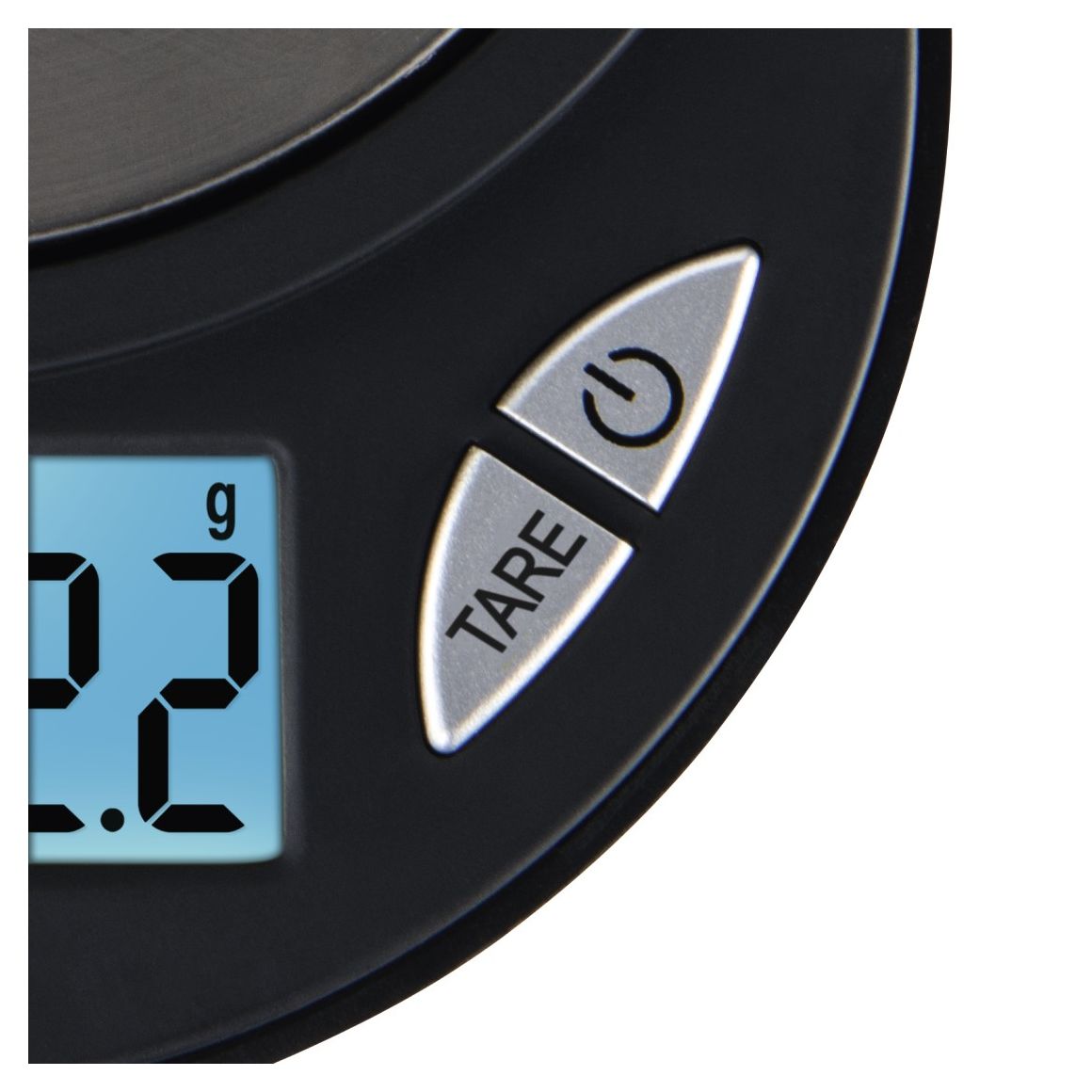 095318 Jewel Elektronische Küchenwaage bis 0,5 kg Genauigkeit 0,1 g  (Schwarz) 