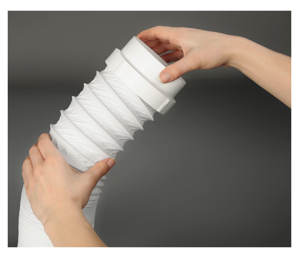 220757 Abluftschlauch-Adapter für Wäschetrockner 
