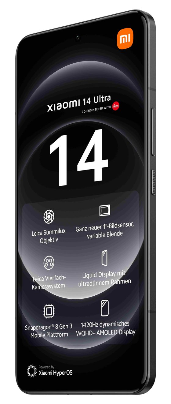 14 Ultra 512 GB 5G Smartphone 17,1 cm (6.73") Android 50 MP Vierfach Kamera Dual Sim  (Schwarz) 