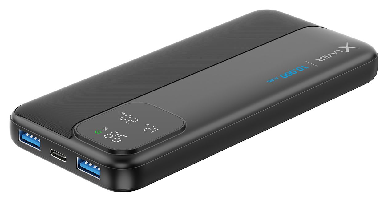 Rapid 10000 mAh Powerbank USB Typ-C  (Schwarz) 