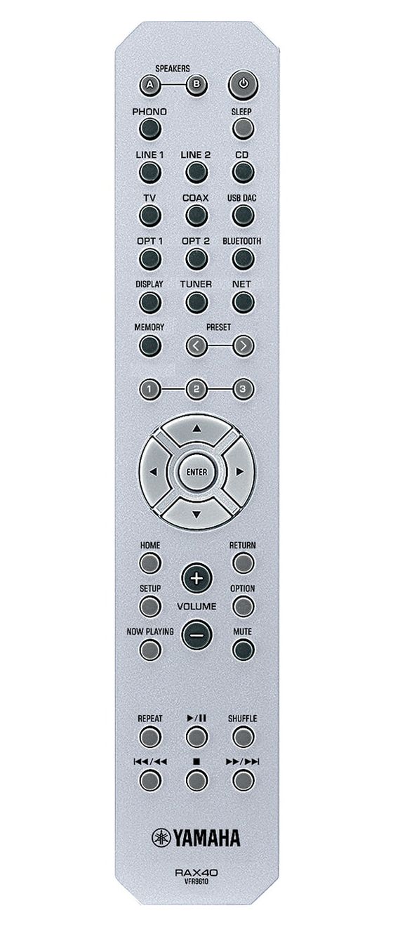 R-N1000A AM, DAB, DAB+, FM Receiver 220 W  (Silber) 