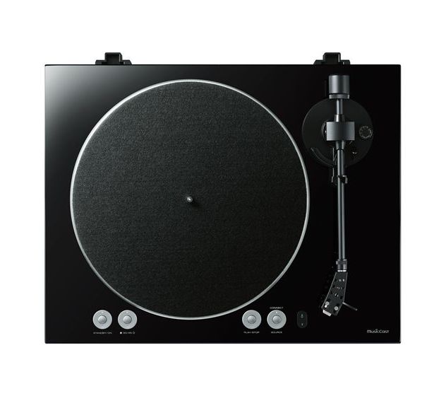 TT-N503 MusicCast Vinyl 500 Audio-Plattenspieler mit Riemenantrieb  (Schwarz) 