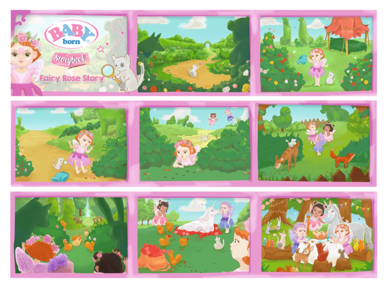 BABY born Storybook Fantasy Fairy Rose 