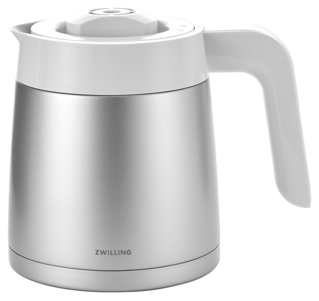 Enfinigy 12 Tassen Thermo Filterkaffeemaschine 1,5 l  (Stahl, Weiß) 