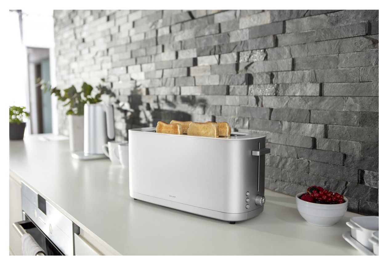 Enfinigy lang Toaster 1800 W 2 Scheibe(n)  (Satinierter Stahl) 