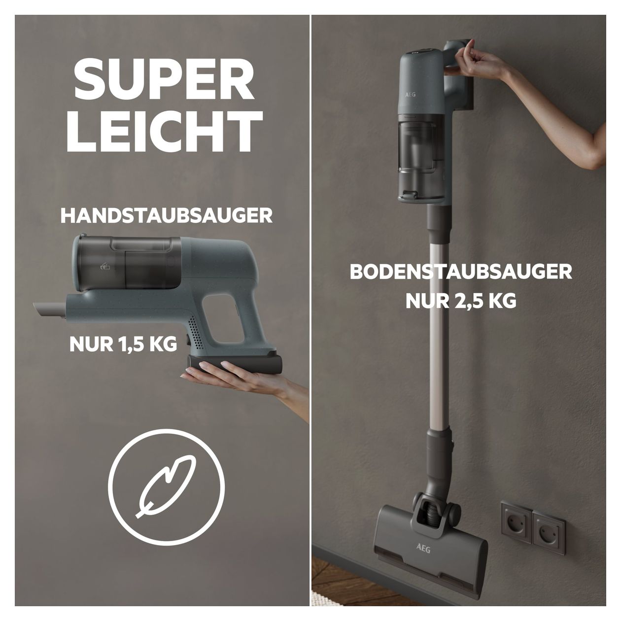 AP61AB21EX Serie 6000 Handstaubsauger Beutellos bis 40 min Laufzeit 21,6 V  (Grün) 