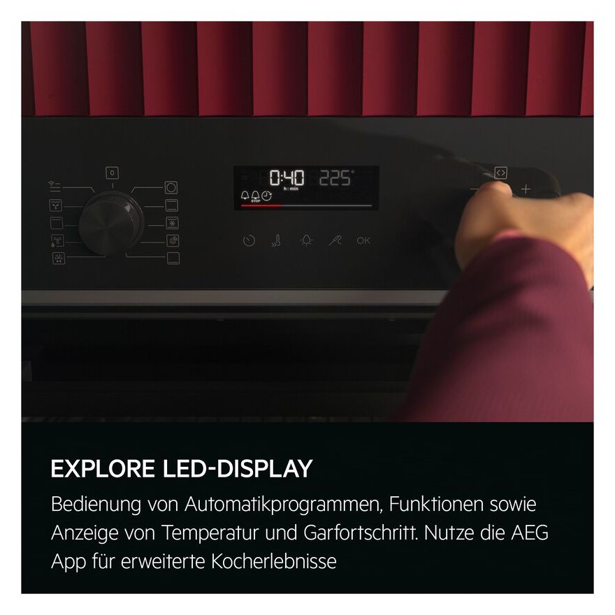Serie 5000 TU5PB41FSB Einbaubackofen groß Dampfgaren AutoClean 