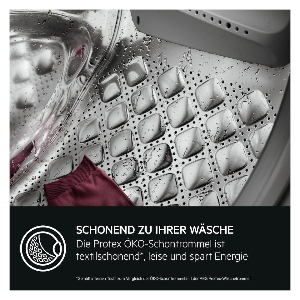 Serie 8000 LR8EG75489 8 kg Frontlader Waschmaschine 1400 U/min aquaStop Funktion 