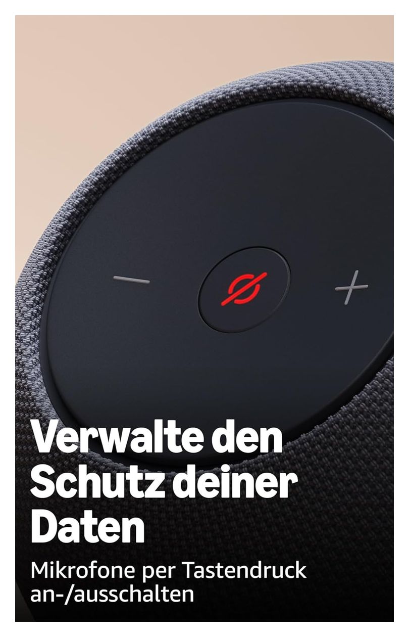 Echo Dot Max Wlan Lautsprecher mit Bluetooth Amazon Alexa  (Weiß) 
