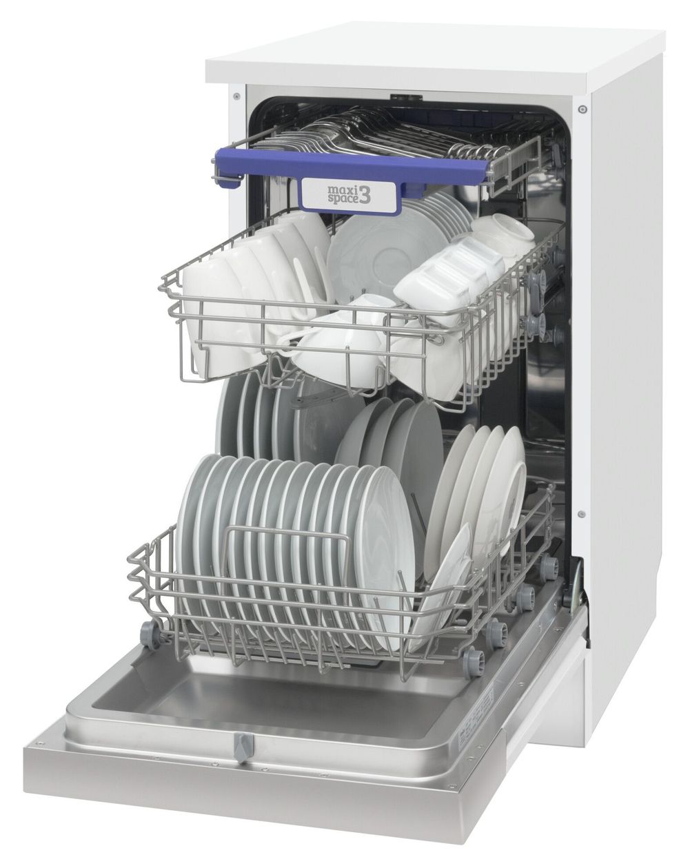 EGSP561000E 45 cm Geschirrspüler teilintegriert (ohne Front) Leise 10 Maßgedecke aquaStop Funktion 