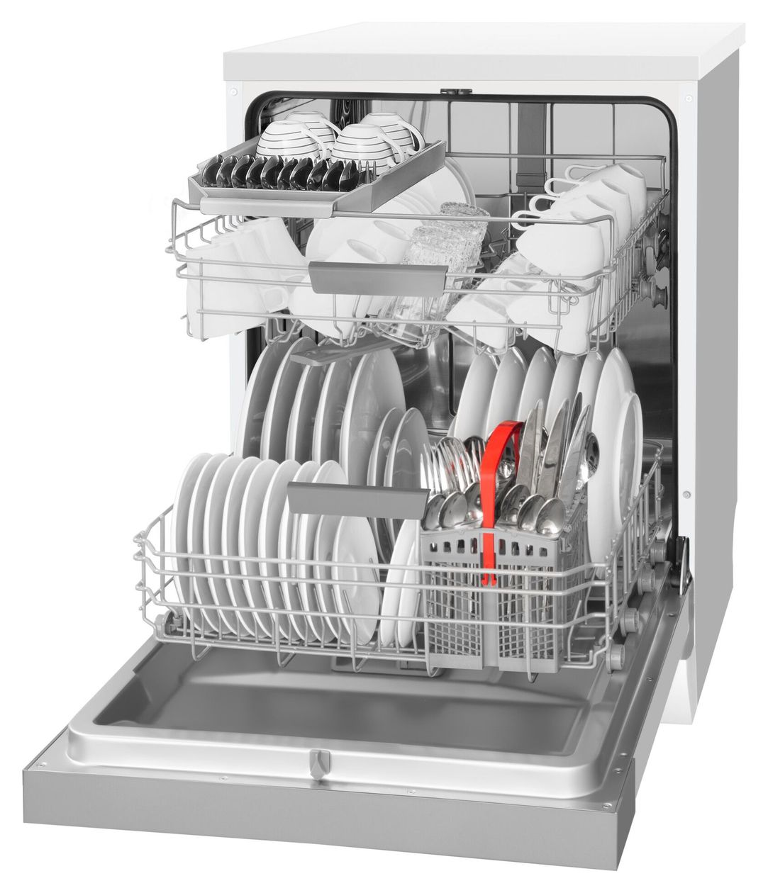 EGSP566101E 60 cm Geschirrspüler teilintegriert (ohne Front) Leise 14 Maßgedecke aquaStop Funktion 