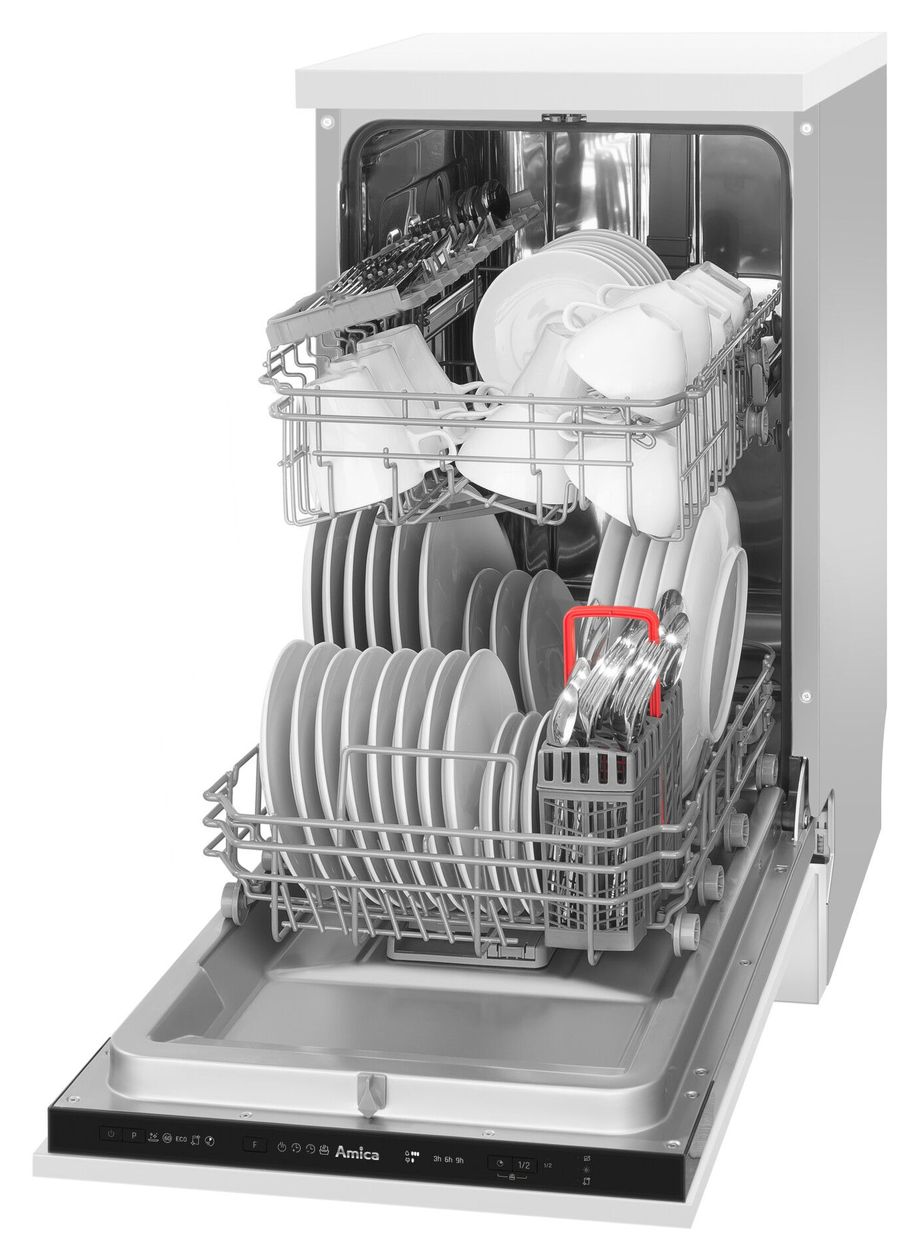 EGSPV587921 45 cm Geschirrspüler vollintegriert (ohne Front) Leise 10 Maßgedecke aquaStop Funktion 