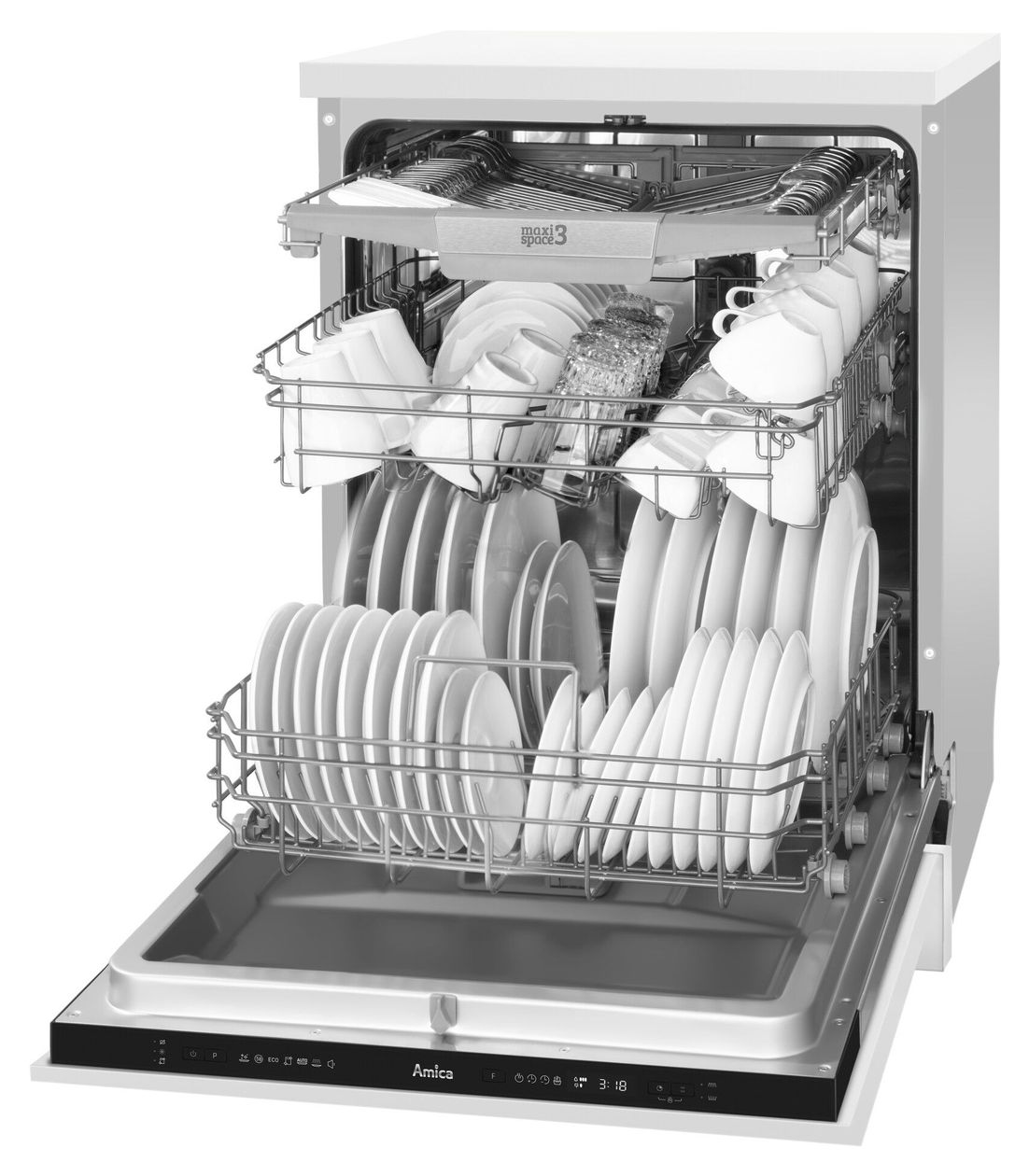 EGSPV594400 60 cm Geschirrspüler vollintegriert (ohne Front) Sehr leise 14 Maßgedecke 