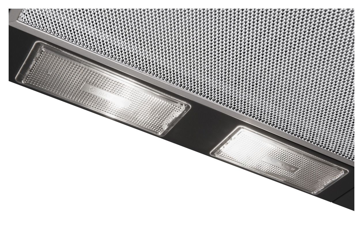 FH664301S Abluft/Umluft Dunstabzugshaube/Esse Einbau 60 cm (Schwarz) 