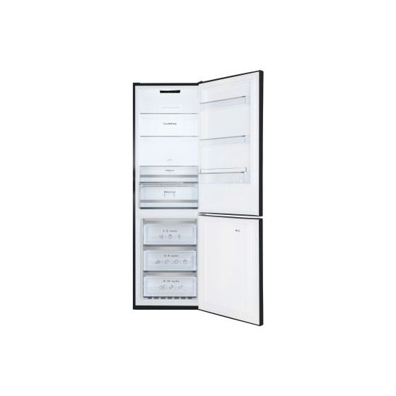 KGCN388144S 180 l / 70 l Kühl-Gefrierkombi freistehend NoFrost 140 kWh Jahr  (Schwarz, Edelstahl) 