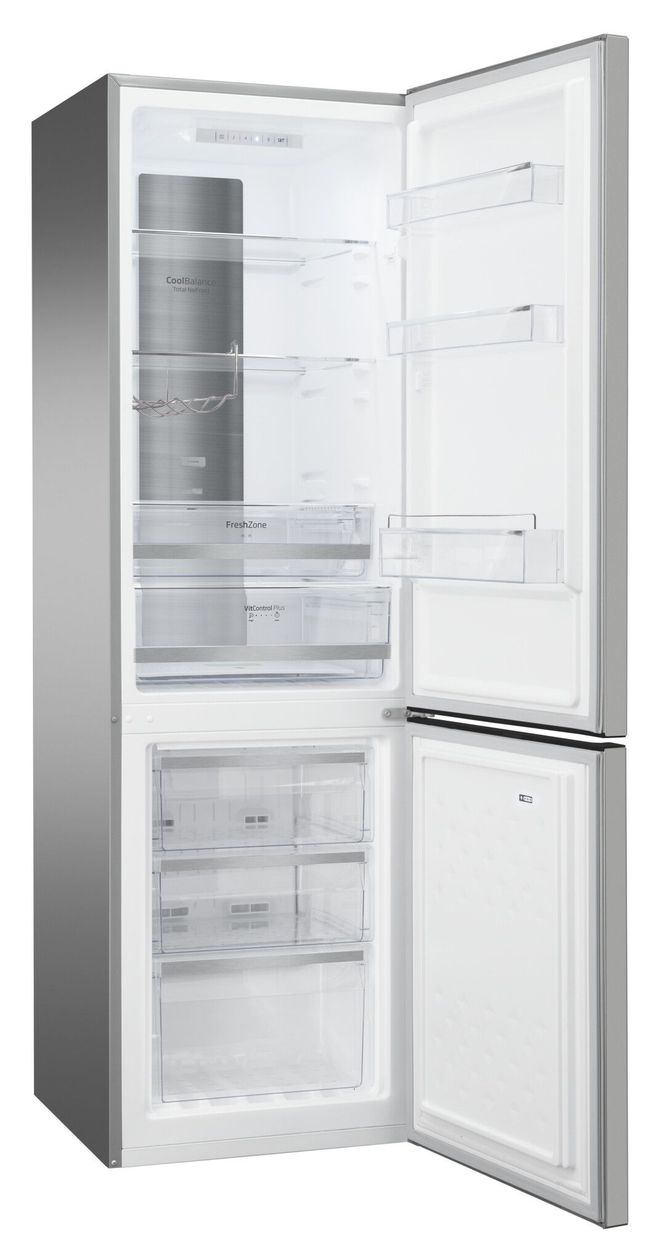 KGCN388145E 180 l / 70 l Kühl-Gefrierkombi freistehend NoFrost 140 kWh Jahr  (Edelstahl) 