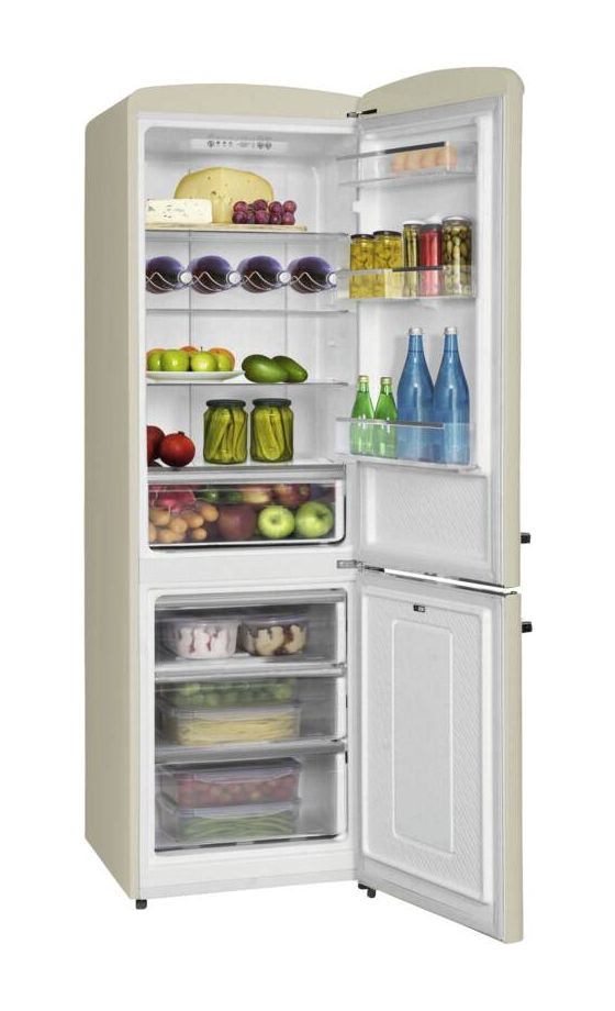 KGCR387109B 234 l / 96 l Kühl-Gefrierkombi freistehend NoFrost 196 kWh Jahr  (Beige) 