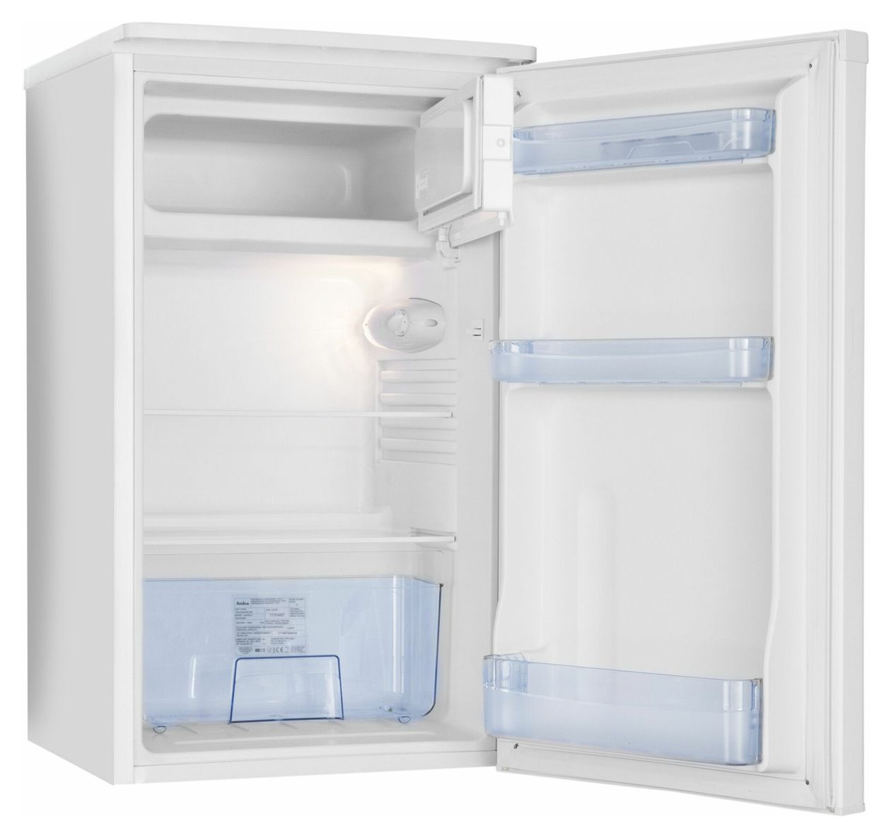 KS361155 W 83 l / 75 l Tischkühlschrank EEK: E 128 kWh Jahr  (Weiß) 