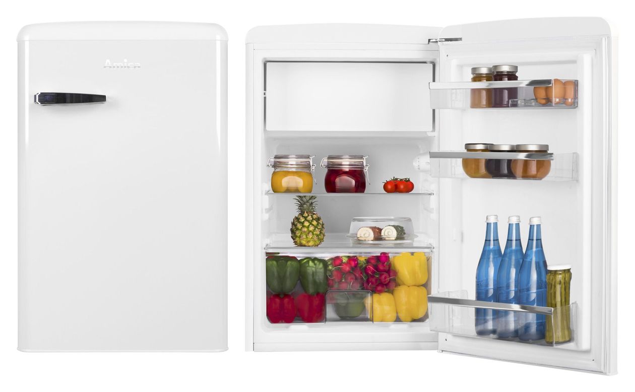 KSR361160W 108 l / 95 l Tischkühlschrank EEK: D 110 kWh Jahr  (Weiß) 