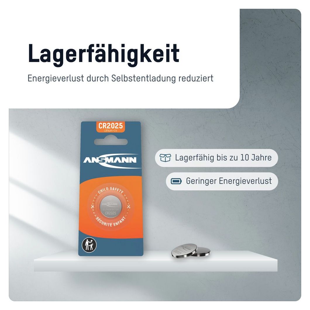 CR2025 Lithium-Knopfzelle 