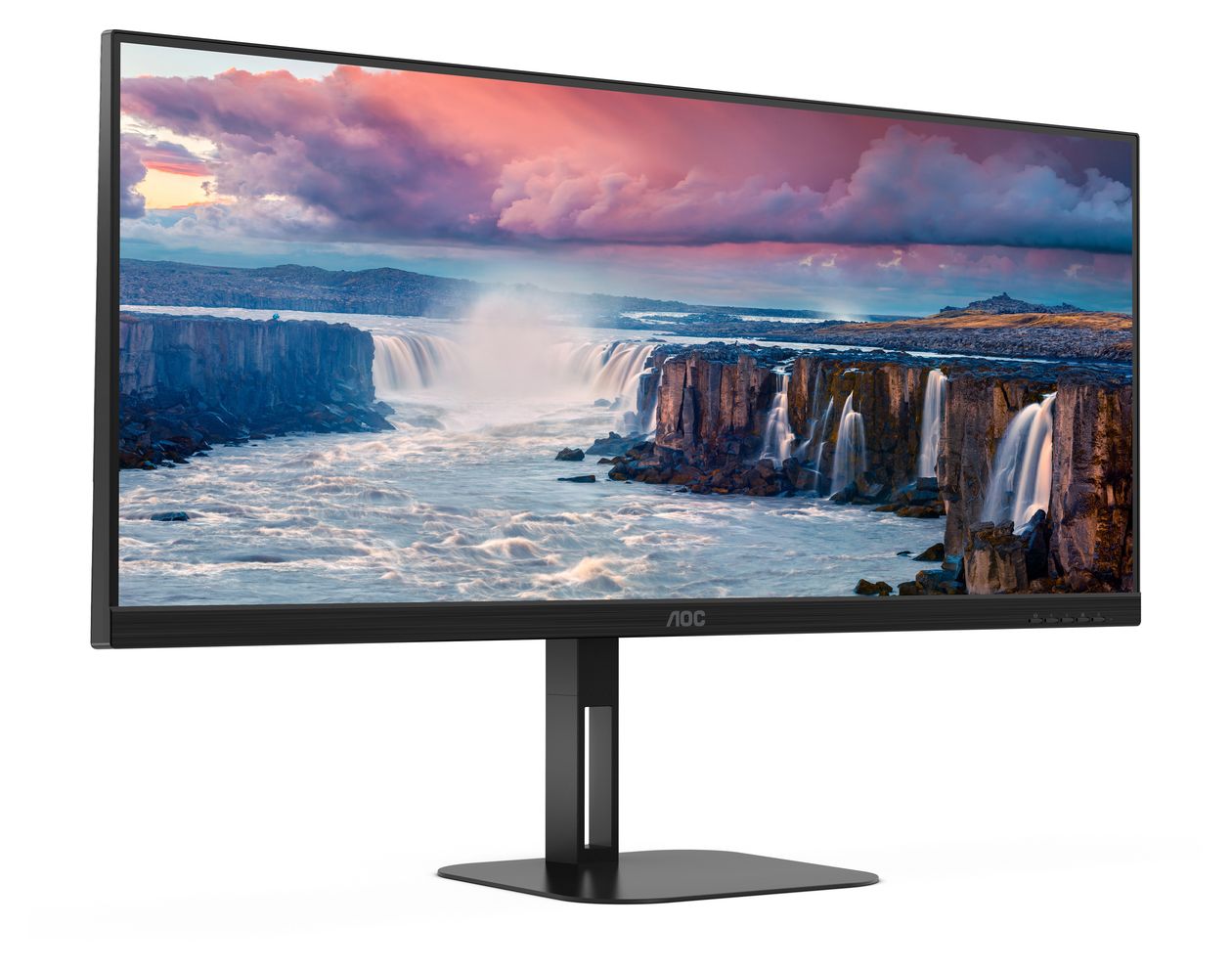 U34V5C/BK Quad HD Monitor 86,4 cm (34 Zoll) 21:9 4 ms 300 cd/m²  (Schwarz) 