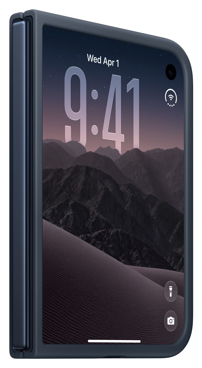 Case Folio für Apple iPhone Duo  (Navy) 