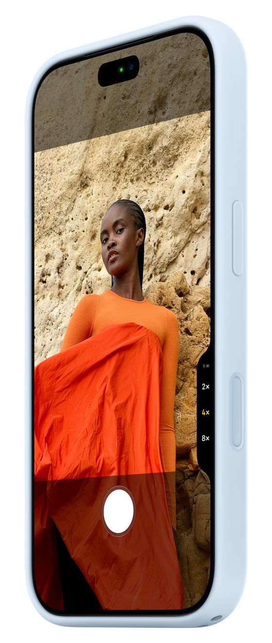 iPhone 18 Pro Silikon Case mit MagSafe - Klarblau 