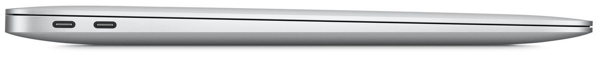 MacBook Air Notebook 33,8 cm (13.3 Zoll) 8 GB Ram 256 GB SSD macOS Big Sur Apple M (Silber) 
