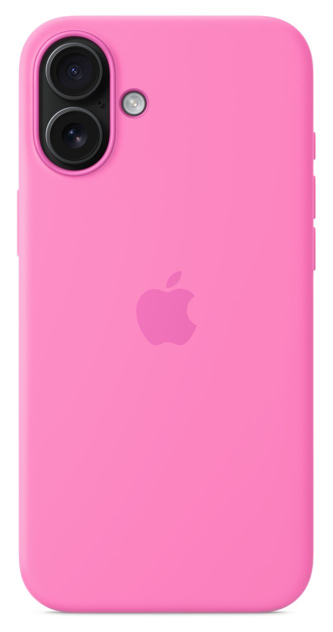 Silikon Case mit MagSafe Cover für Apple iPhone 16 Plus  (Pink) 