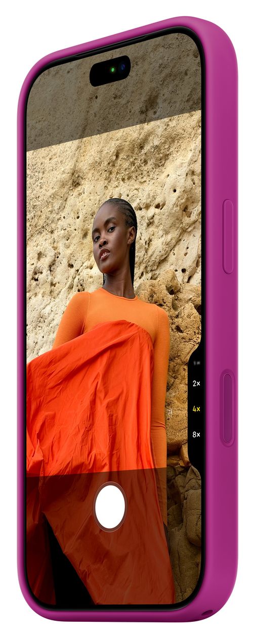 Silikon Case mit MagSafe Cover für Apple iPhone 18 Pro  (Magenta) 