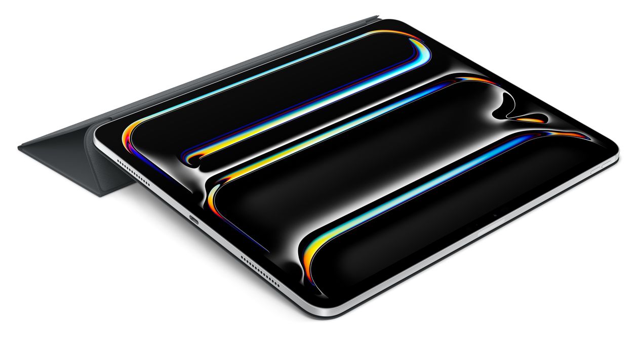 Smart Folio für Apple iPad Pro 13-inch (M4) bis 33 cm (13") Kratzresistent mit Klappverschluss (Schwarz) 