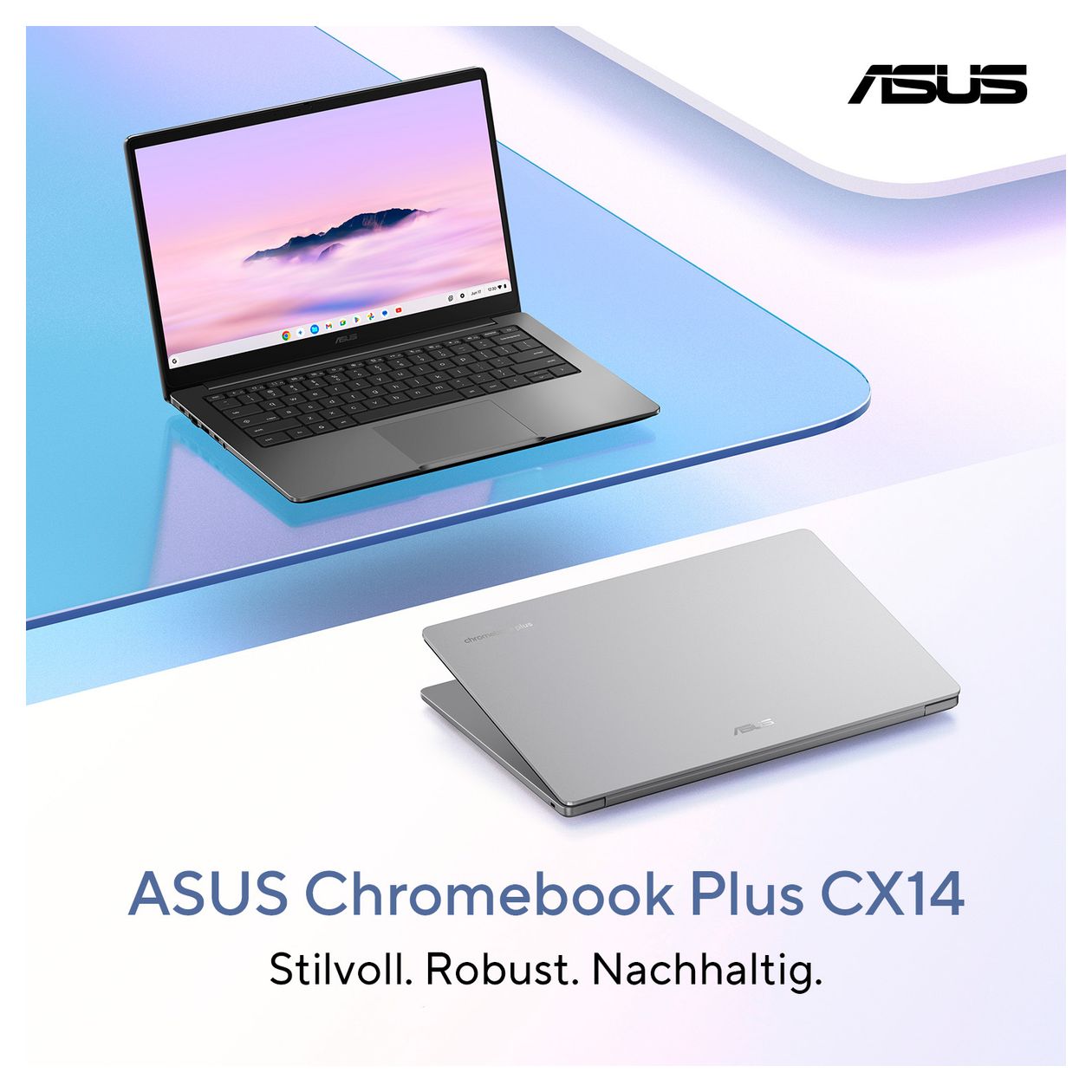 Chromebook CX1405CTA-MW0355 Full HD Notebook 35,6 cm (14 Zoll) 1920 x 1080 Pixel 128 GB eMMC ChromeOS Intel Core 3 max. 3,9 GHz  (Grau) 